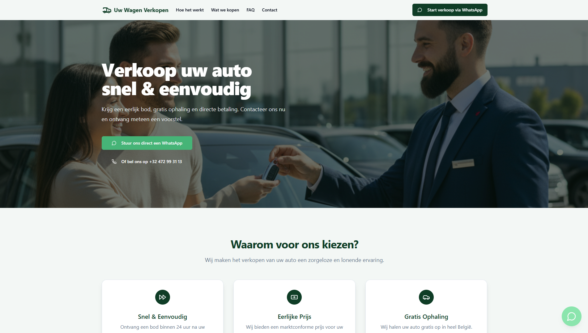 UwWagenVerkopen.be